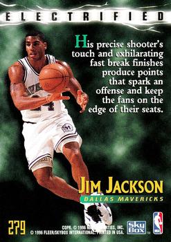 1995-96 SkyBox Premium #279 Jim Jackson Back