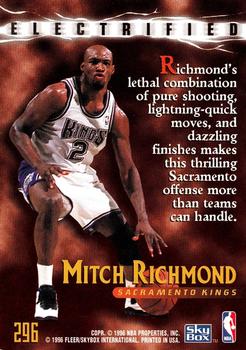 1995-96 SkyBox Premium #296 Mitch Richmond Back