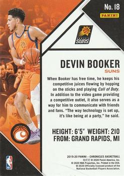 2019-20 Panini Chronicles - Pink #18 Devin Booker Back
