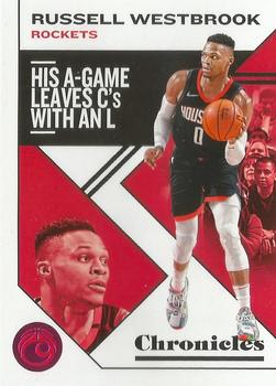 2019-20 Panini Chronicles - Pink #45 Russell Westbrook Front