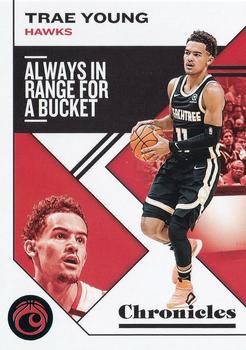 2019-20 Panini Chronicles - Teal #12 Trae Young Front