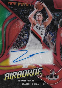 2019-20 Panini Chronicles - Airborne Signatures Red #AB-ZCO Zach Collins Front
