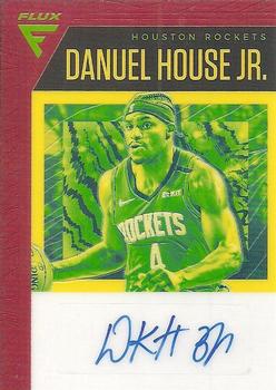 2019-20 Panini Chronicles - Flux Auto Red #FA-DHJ Danuel House Jr. Front