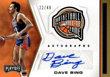 2019-20 Panini Chronicles - Hall of Fame Autographs Blue #HF-DBI Dave Bing Front