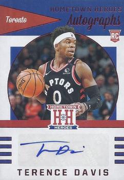 2019-20 Panini Chronicles - Hometown Heroes Rookie Auto Red #HH-TED Terence Davis Front