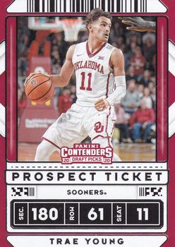 2020 Panini Contenders Draft Picks #23 Trae Young Front