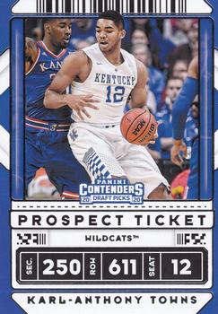 2020 Panini Contenders Draft Picks #36 Karl-Anthony Towns Front