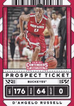 2020 Panini Contenders Draft Picks #37 D'Angelo Russell Front