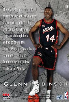 1995-96 SkyBox Premium - USA Basketball #U9 Glenn Robinson Back