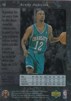 1995-96 SP #12 Kenny Anderson Back