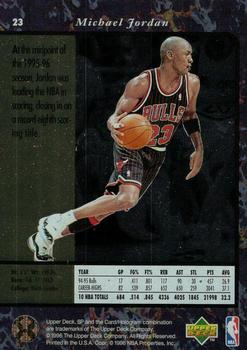 1995-96 SP #23 Michael Jordan  Back