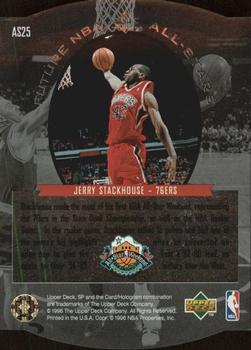 1995-96 SP - All-Stars #AS25 Jerry Stackhouse Back