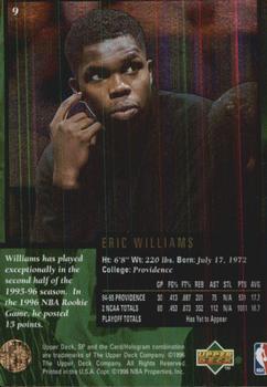 1995-96 SP Championship #9 Eric Williams Back