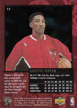 1995-96 SP Championship #15 Scottie Pippen Back