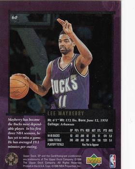 1995-96 SP Championship #60 Lee Mayberry Back
