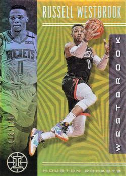 2019-20 Panini Illusions - Yellow #110 Russell Westbrook Front