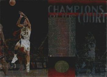 1995-96 SP Championship - Champions of the Court #C11 Reggie Miller Front