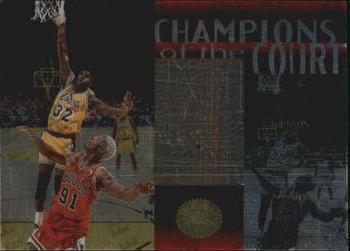 1995-96 SP Championship - Champions of the Court #C13 Magic Johnson Front