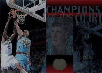 1995-96 SP Championship - Champions of the Court #C28 Bryant Reeves Front