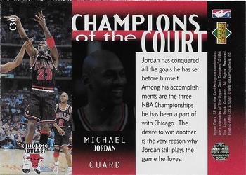 1995-96 SP Championship - Champions of the Court #C30 Michael Jordan Back