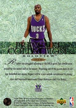 1995-96 SP - Premium Collection Holoview #19 Shawn Respert Back
