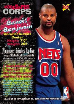 1995-96 Stadium Club #128 Benoit Benjamin Back