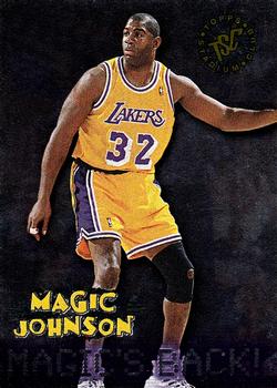 1995-96 Stadium Club #361 Magic Johnson Front