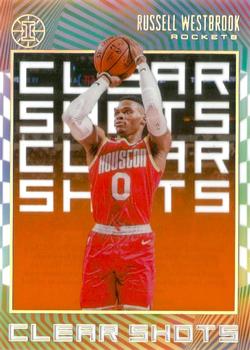 2019-20 Panini Illusions - Clear Shots Orange #20 Russell Westbrook Front