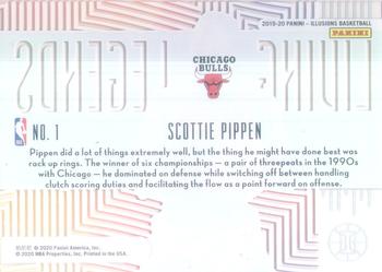 2019-20 Panini Illusions - Living Legends #1 Scottie Pippen Back