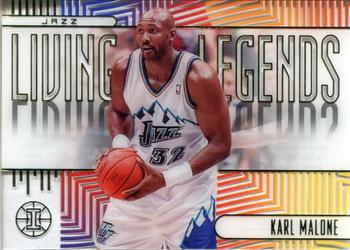 2019-20 Panini Illusions - Living Legends #10 Karl Malone Front