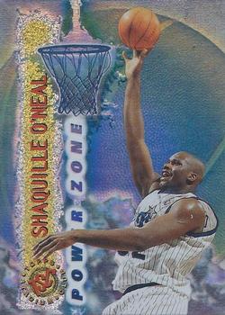 1995-96 Stadium Club - Power Zone #PZ1 Shaquille O'Neal Front