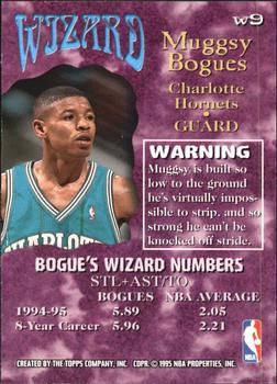1995-96 Stadium Club - Wizards #W9 Muggsy Bogues Back