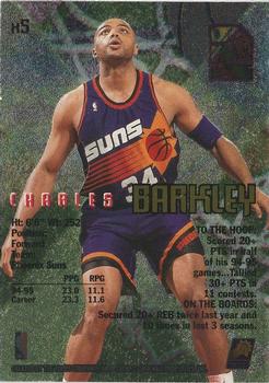 1995-96 Stadium Club - X-2 #X5 Charles Barkley Back