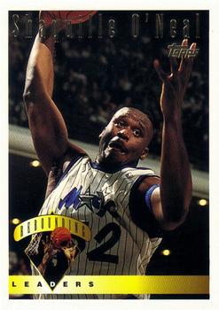 1995-96 Topps #13 Shaquille O'Neal Front