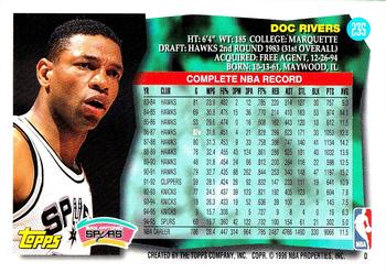 1995-96 Topps #235 Doc Rivers Back