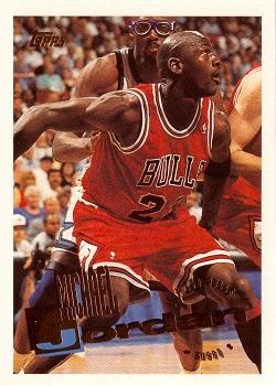 1995-96 Topps #277 Michael Jordan Front