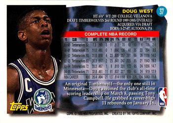1995-96 Topps #37 Doug West Back