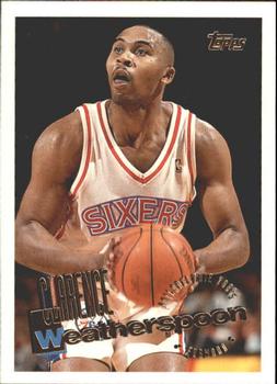 1995-96 Topps #55 Clarence Weatherspoon Front