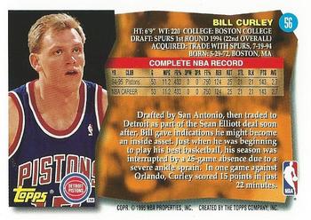 1995-96 Topps #56 Bill Curley Back