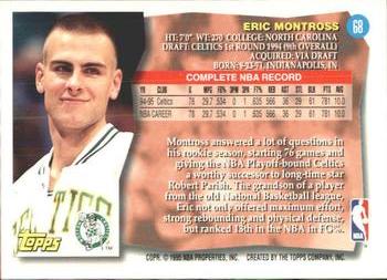 1995-96 Topps #68 Eric Montross Back