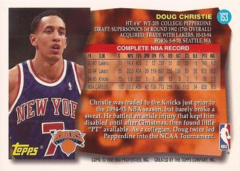 1995-96 Topps #153 Doug Christie Back