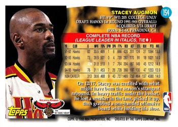 1995-96 Topps #154 Stacey Augmon Back