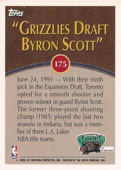 1995-96 Topps #175 Byron Scott Back