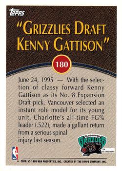 1995-96 Topps #180 Kenny Gattison Back