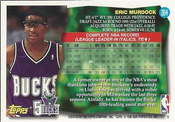 1995-96 Topps #264 Eric Murdock Back