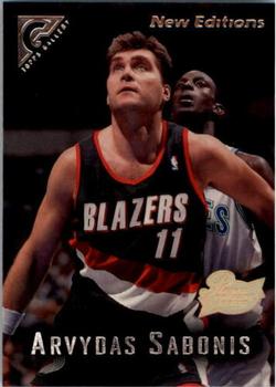 1995-96 Topps Gallery - Player's Private Issue #40 Arvydas Sabonis Front