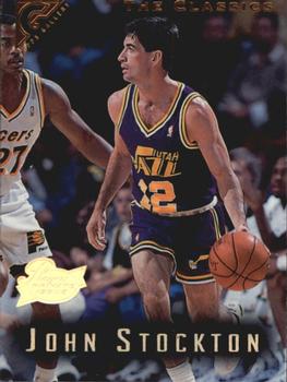 1995-96 Topps Gallery - Player's Private Issue #60 John Stockton Front