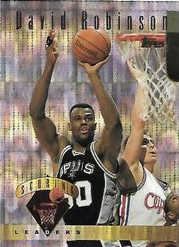 1995-96 Topps - Power Boosters #8 David Robinson Front