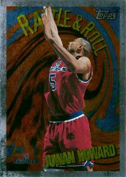 1995-96 Topps - Rattle and Roll #R1 Juwan Howard Front