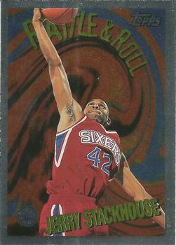 1995-96 Topps - Rattle and Roll #R9 Jerry Stackhouse Front